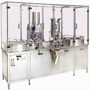 Injectable Powder Filling & Rubber Stoppering Machine