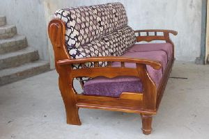 Natural Teak Wood Sofa Set