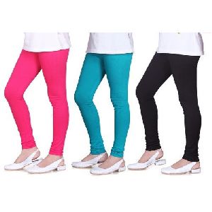 Plain Casual Wear Ladies White Churidar Legging at Rs 130 in Delhi