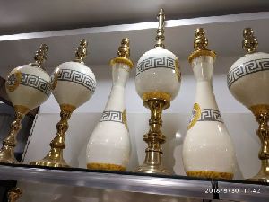 Brass Printed Vase