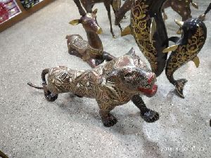 Brass Tiger Statues