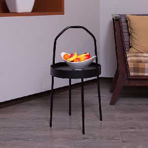 CARRYOL End Table In Black Colour