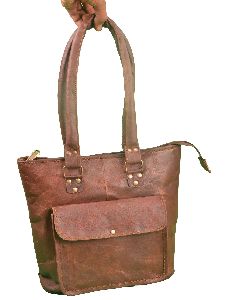 Woman Rustic Town Genuine Leather Laptop Bag Leather Messenger bag gift him her
