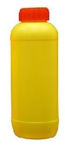 Yellow HDPE Emida Shaped Bottle