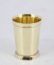 Brass Mint Julep Cup Polished Lacquered