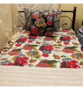 Floral Kantha Quilts