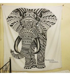 Giant Elephant Large Wall Tapestry