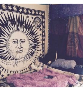 Good Morning Large Tapestry