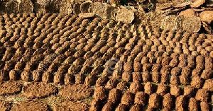 Desi Cow Brown Dung Cake