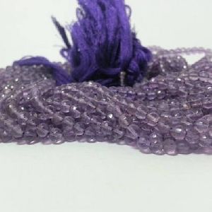 Natural Amethyst Faceted Round Beads 4mm