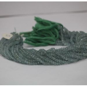 Natural Green Amethyst Faceted Rondelle Beads 5mm