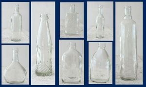 High quality Clear Glass Bottles for Liquor Industry in Standard and Custom Designs