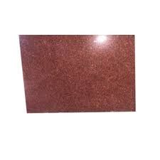 Polished Red Granite Slab