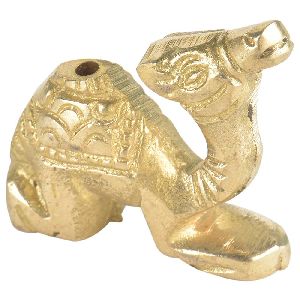 Brass Handmade Sitting Camel Incense Holder