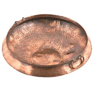 Hand Crafted Copper Kitchenware Cooking Urli Pot