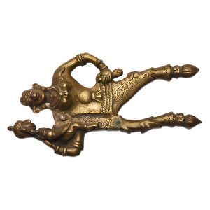 Mother with a Child Shaped Brass Metal Mother Child Shaped Brass Metal Vintage Statues