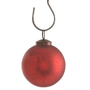 Red Round Christmas Hanging