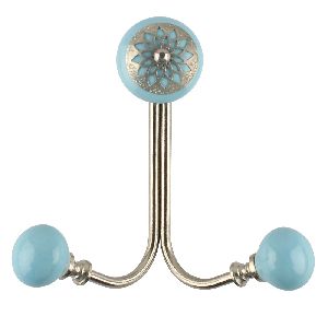 Turquoise Strewn Flat Wired Hooks