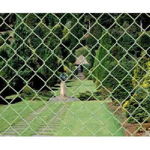 Galvanized Iron Gardens Fencing Chain Link
