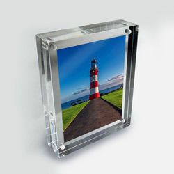 Transparent Acrylic Magnetic Photo Frame