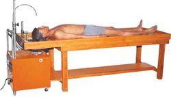 2271 A Wooden Massage Cum Shirodhara Tables