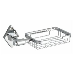 Silver Stainless Steel Soap Basket
