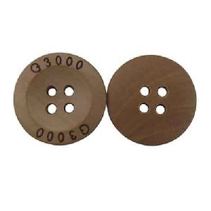 Logo Engraved Wooden Buttons