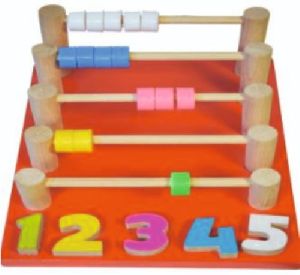 LWE Wooden Basic Learning Board Abacus