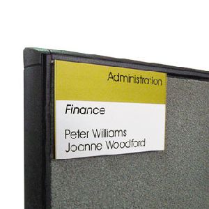 Cubicle Name Plate