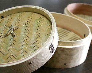 Natural Wood Dimsum Basket