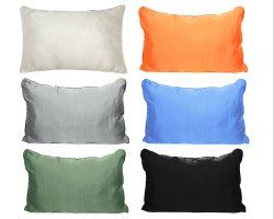 Plain Rectangular Silk Pillow Cover