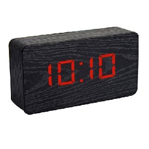 Digital Wooden Clock