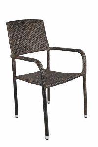 Black Brown Outdoor Chair