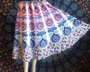 Cotton Printed Skirt