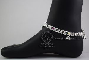 Nagma wonderful Silver Anklets