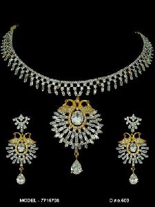 Fancy Diamond Jewellery Set