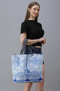 Cotton Canvas  Shopper Bag