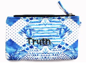 Rajoria Instyle Cotton Canvas/Poly Canvas Embroidered Pouch, For Ladies, Feature : Digital Print