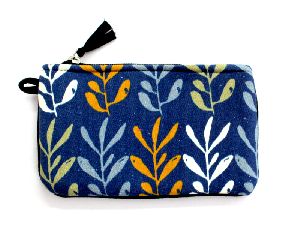Screen Printed Canvas Pouch