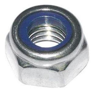 MS SS Nylock Nut, For Automobile Machinery, Farming Equipment, Rotavator, Size : UNC, UNF Inch Sizes