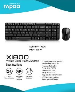 Wireless Optical Mouse and Keyboard Combo