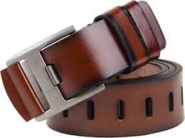 finished leather belts