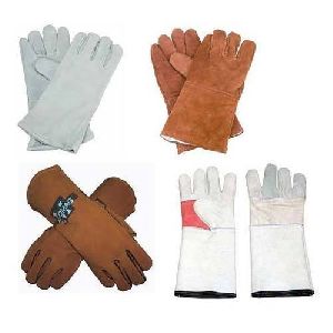 Plain Leather Gloves