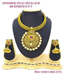 Golden Pendant Necklace
