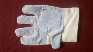Canvas Cum Leather Hand Gloves