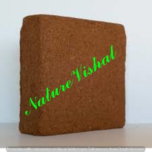 NATURE VISHAL - Coco Peat Blocks - Low EC - 5 KG