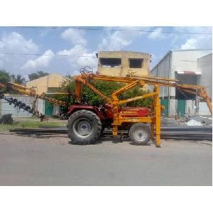 Hydraulic Pole Planter Machine