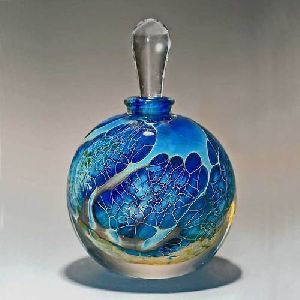 Multicolor Glass Perfume Bottle