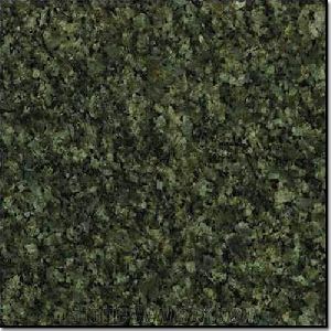 green granite slab
