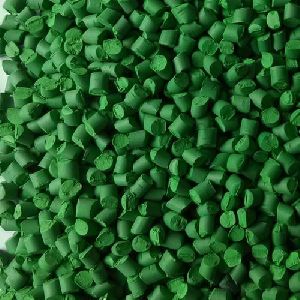Green LDPE Granules